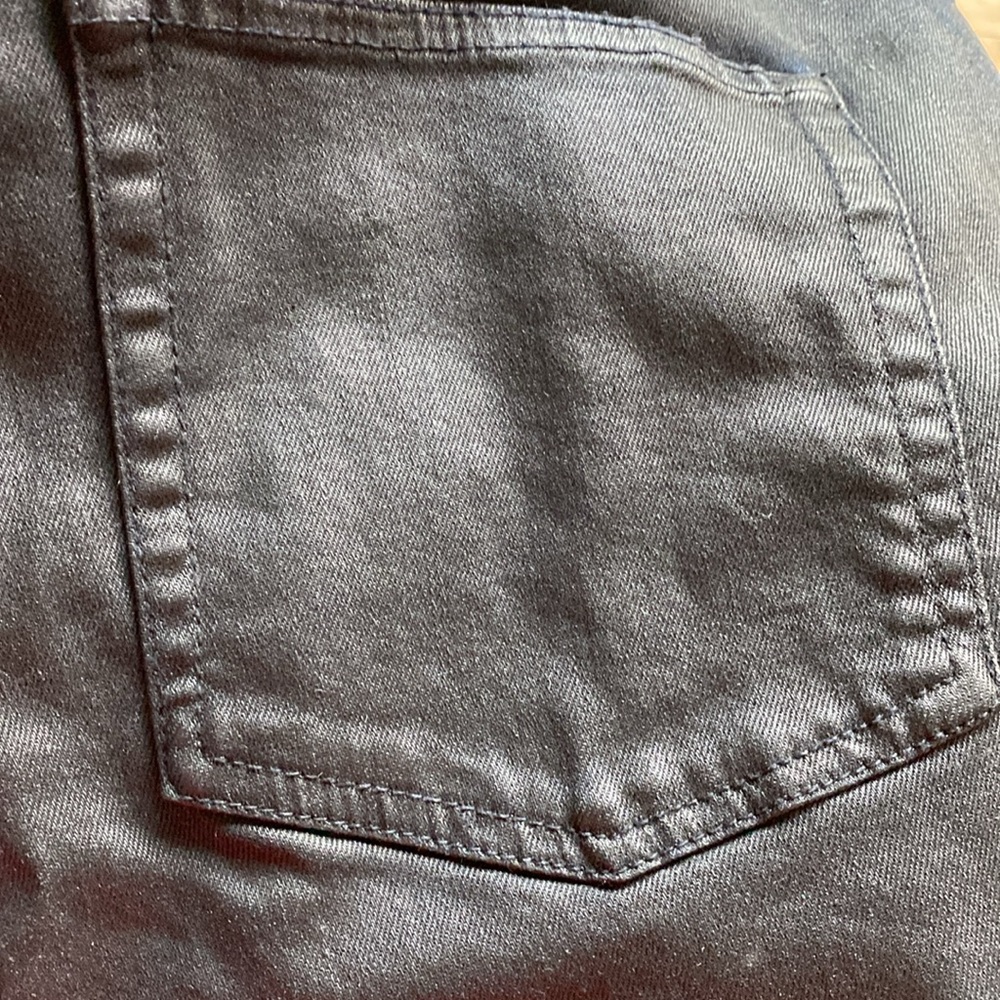 The Kooples Coated Leather Effect Cotton Stretch Jeans Never Used - Picture 12 of 16